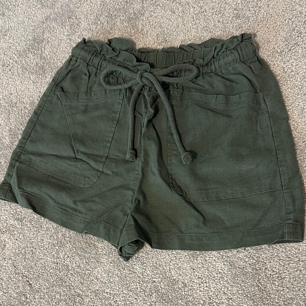 Goodthreads Green Cargo Shorts Lightweight Comfort